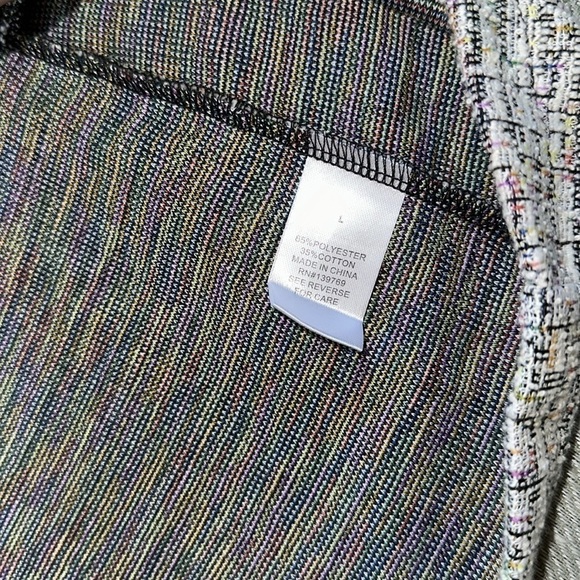 NWT Nordstrom Brand Tweed Single  Button Blazer - Picture 7 of 9